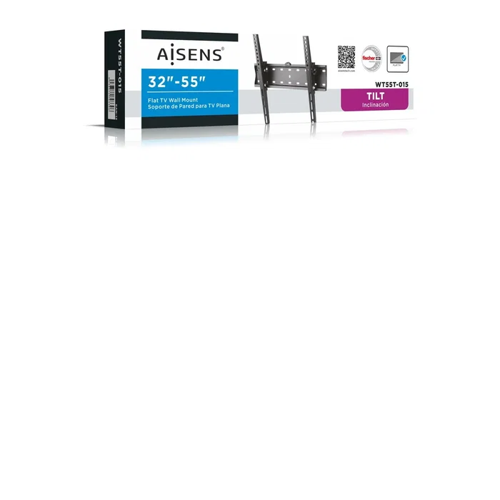 Aisens Soporte de Pared Inclinable WT55T-015 para TV y Monitor 32-55 Pulgadas