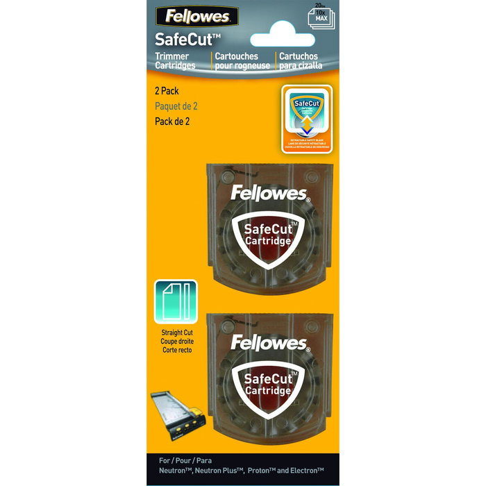 Fellowes Kit de 2 Cuchillas de Corte Recto para Cizallas Fellowes Kit de 2 Cuchillas de Corte Recto para Cizallas
