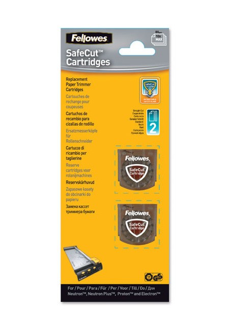 Fellowes Kit de 2 Cuchillas de Corte Recto para Cizallas Fellowes Kit de 2 Cuchillas de Corte Recto para Cizallas