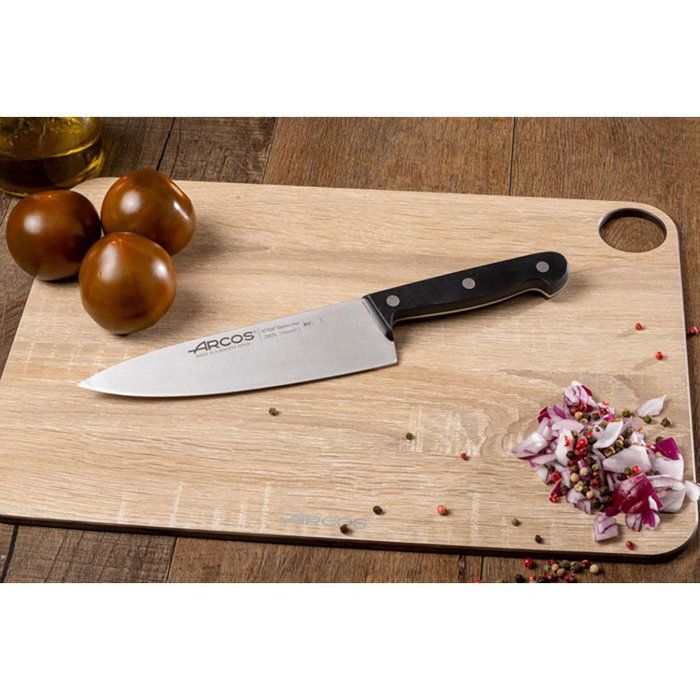 Arcos Cuchillo Cocinero Serie Universal Pro 175 mm Acero Nitrum BactiProof Silver Mango Antideslizante Arcos Cuchillo Cocinero Serie Universal Pro 175 mm Acero Nitrum BactiProof Silver Mango Antideslizante