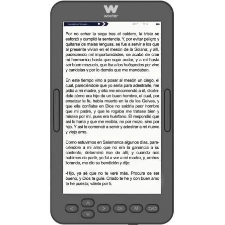 Woxter Libro Electrónico Ebook Scriba 195 S/ 4.7" Negro Tinta Electrónica