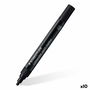 Rotulador permanente Staedtler Lumocolor Negro (10 Unidades)