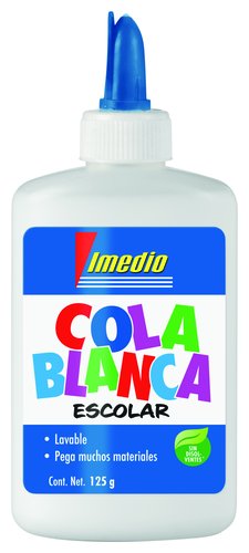Imedio Cola Blanca Escolar Lavable 125 g