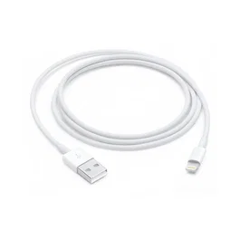 Apple MUQW3ZM/A Cable Lightning a USB-A (USB 2.0) de 1 metro para Carga y Sincronización - Blanco