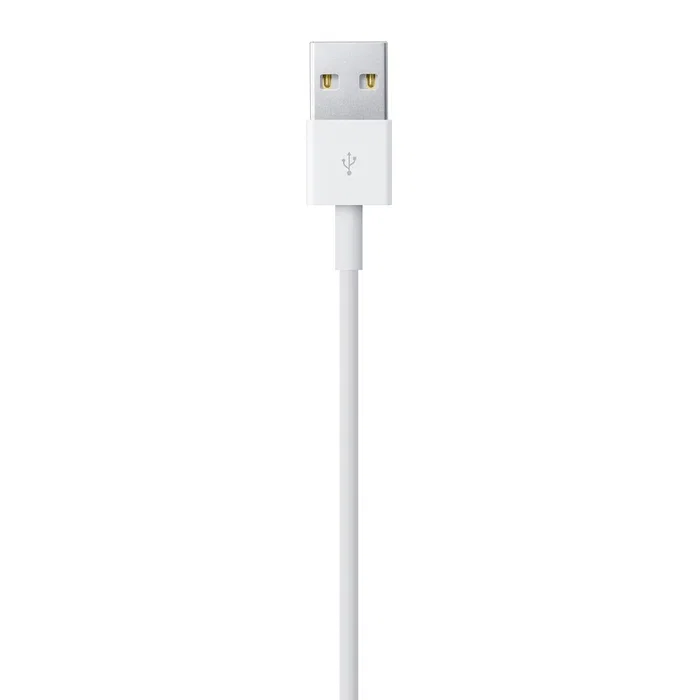 Apple MUQW3ZM/A Cable Lightning a USB-A (USB 2.0) de 1 metro para Carga y Sincronización - Blanco