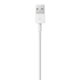 Apple MUQW3ZM/A Cable Lightning a USB-A (USB 2.0) de 1 metro para Carga y Sincronización - Blanco