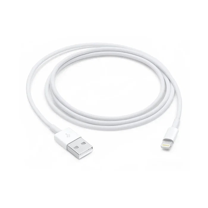 Apple MUQW3ZM/A Cable Lightning a USB-A (USB 2.0) de 1 metro para Carga y Sincronización - Blanco