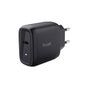 Trust Maxo Cargador USB-C 45W con Cable USB-C de 2m Negro