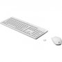 HP Combo 230 Teclado y Ratón Inalámbricos Blanco