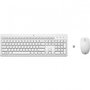 HP Combo 230 Teclado y Ratón Inalámbricos Blanco