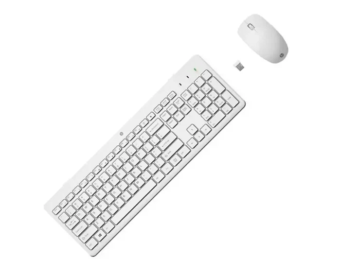 HP Combo 230 Teclado y Ratón Inalámbricos Blanco
