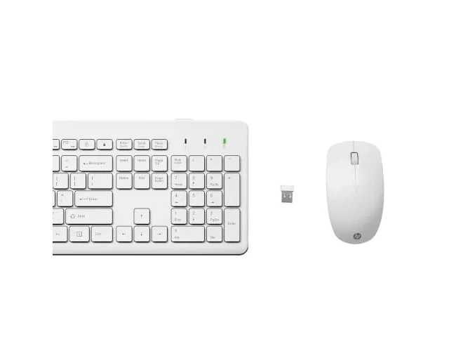 HP Combo 230 Teclado y Ratón Inalámbricos Blanco HP Combo 230 Teclado y Ratón Inalámbricos Blanco