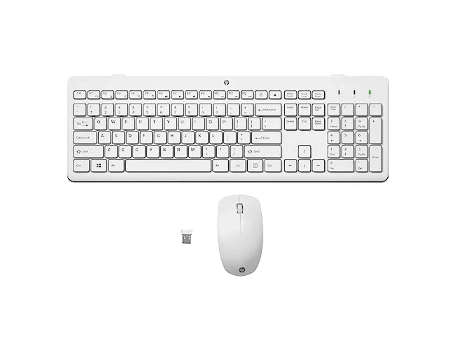 HP Combo 230 Teclado y Ratón Inalámbricos Blanco HP Combo 230 Teclado y Ratón Inalámbricos Blanco