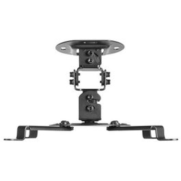 Aisens Soporte de Techo para Proyector Universal Giratorio e Inclinable Negro
