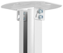 Aisens Soporte de Techo para Proyector CP04TSRE-133 Blanco, Giratorio e Inclinable