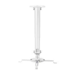 Aisens Soporte de Techo para Proyector CP04TSRE-133 Blanco, Giratorio e Inclinable