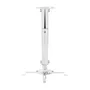 Aisens Soporte de Techo para Proyector CP04TSRE-133 Blanco, Giratorio e Inclinable