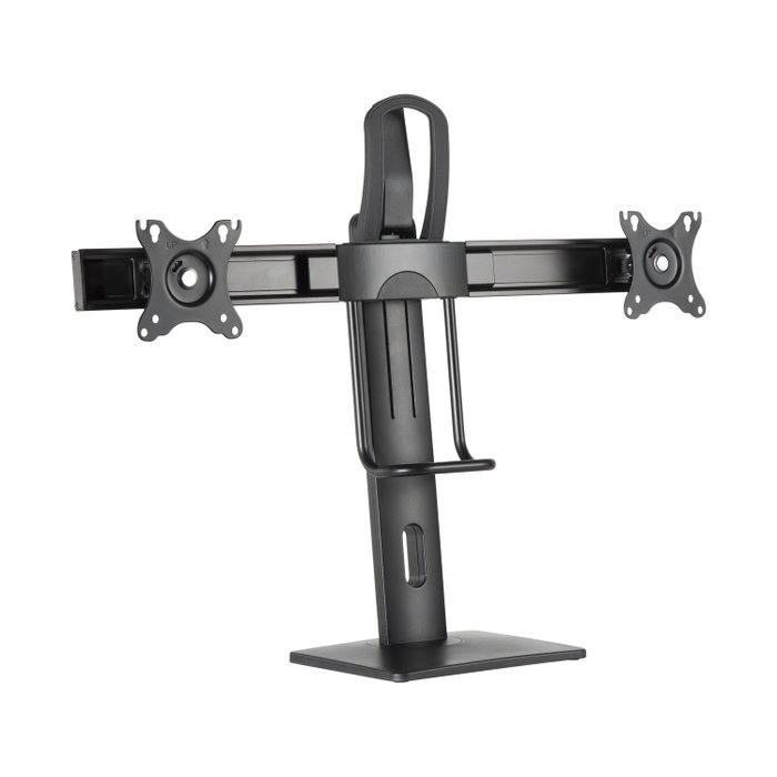 Aisens Soporte de Mesa Pro para 2 Monitores 17-27 Pulgadas, Negro