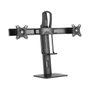 Aisens Soporte de Mesa Pro para 2 Monitores 17-27 Pulgadas, Negro