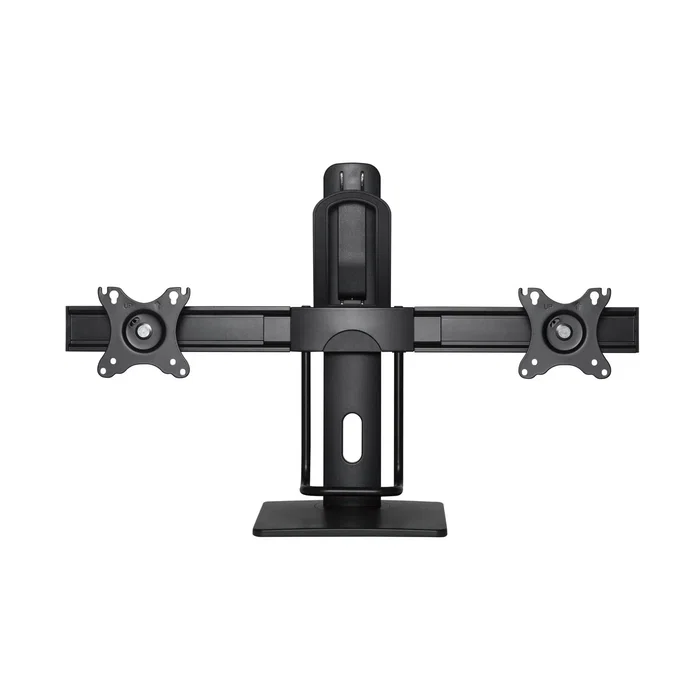 Aisens Soporte de Mesa Pro para 2 Monitores 17-27 Pulgadas, Negro
