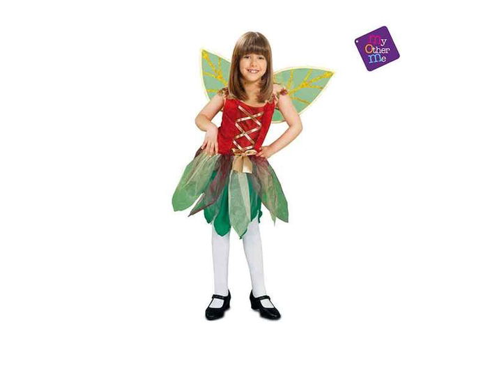 My Other Me Disfraz Hada del Bosque Talla 7-9 Años Vestido y Alas My Other Me Disfraz Hada del Bosque Talla 7-9 Años Vestido y Alas