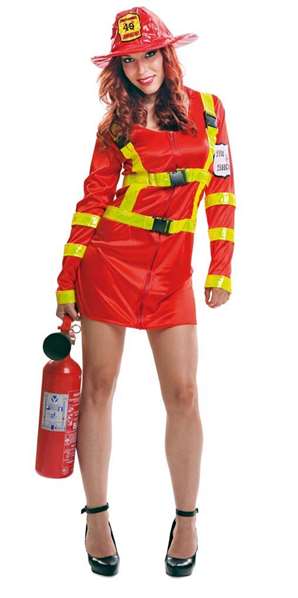 My Other Me Disfraz Adulto Bombera Talla S