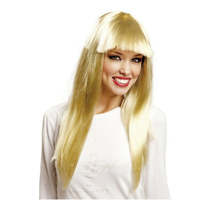 My Other Me Peluca Larga con Flequillo Rubia My Other Me Peluca Larga con Flequillo Rubia