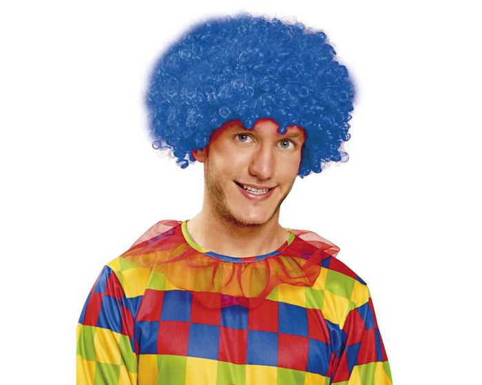 My Other Me Peluca Rizada Azul 80 g