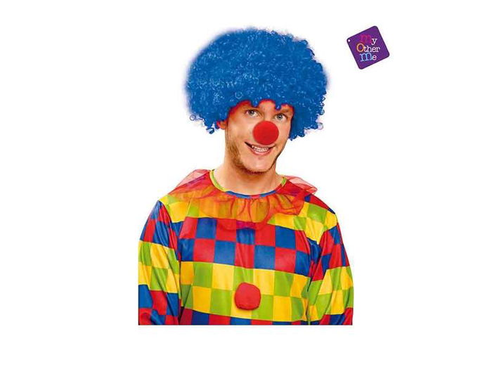 My Other Me Peluca Rizada Azul 80 g