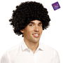 My Other Me Peluca rizada negra 80 g