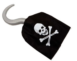 My Other Me Garfio De Pirata Textil Negro One Size