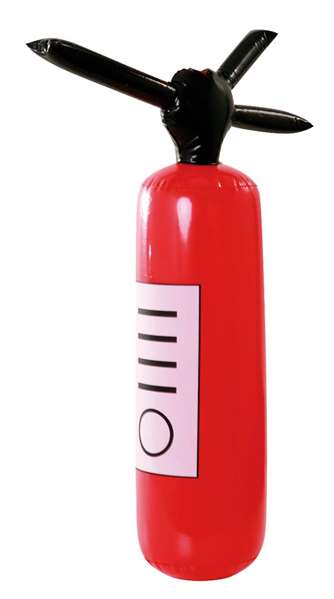 My Other Me Extintor Hinchable 59 x 14 x 14 cm para Mayores de 14 Años PVC