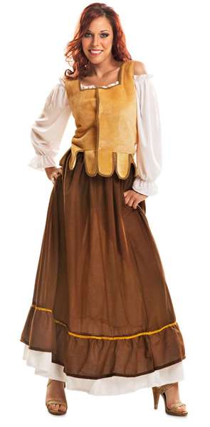 My Other Me Disfraz Mesonera Talla M-L Amarillo