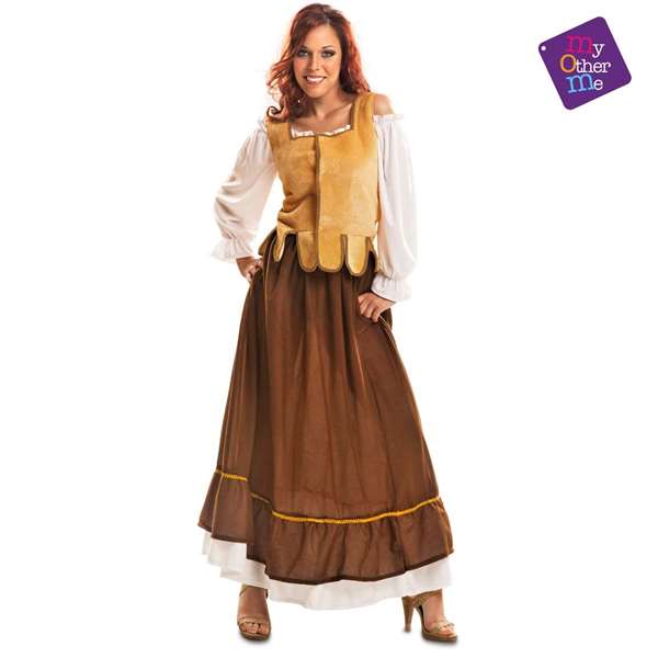 My Other Me Disfraz Mesonera Talla M-L Amarillo