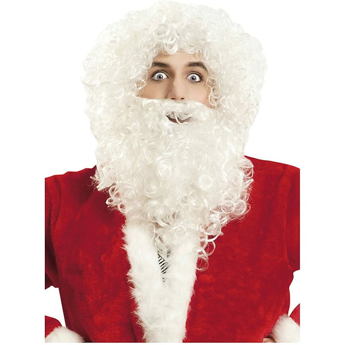 My Other Me Peluca y barba Papá Noel adulto