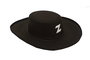 My Other Me Sombrero del Zorro Adulto Talla M Negro 57 cm