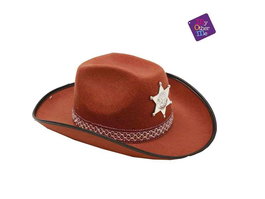 My Other Me Sombrero de Vaquero Marrón Talla Única (58 cm) Edad Mínima 14 Años
