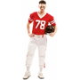 My Other Me Disfraz Jugador Rugby Rojo Talla XL