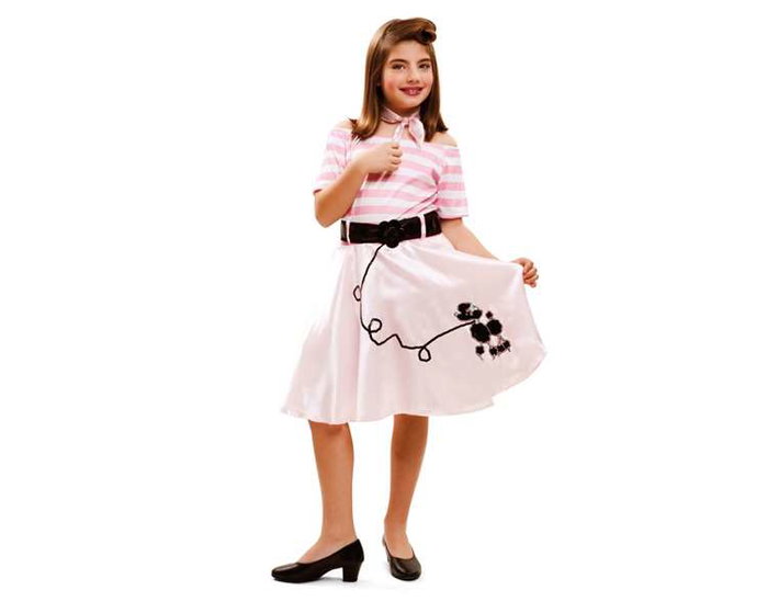 My Other Me Disfraz Pink Lady 3-4 Años (Vestido, Cinturón Y Pañuelo Cuello)出品