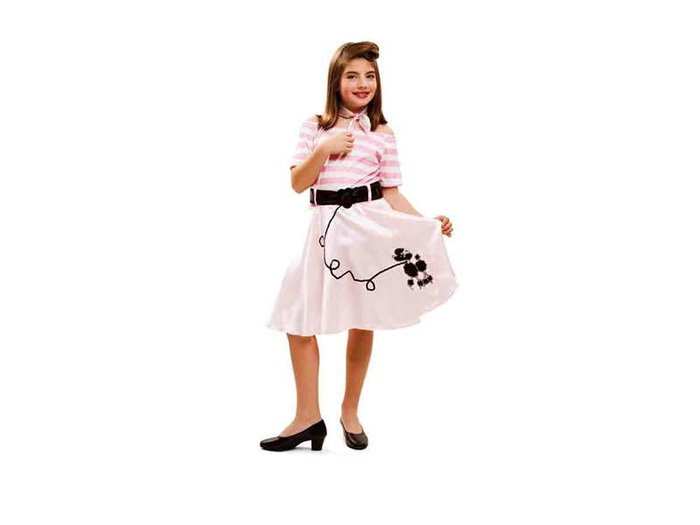 My Other Me Disfraz Pink Lady 5-6 Años (Vestido, Cinturón Y Pañuelo Cuello) lifetitle_placeholder