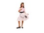 My Other Me Disfraz Pink Lady 7-9 Años (Vestido, Cinturón Y Pañuelo Cuello)