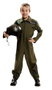 My Other Me Disfraz infantil Top Gun Verde Talla 3-4 Años