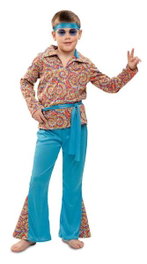 My Other Me Disfraz Infantil Psychedelic Hippie Talla 7-9 Años