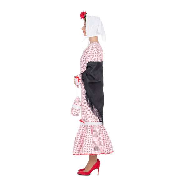 My Other Me Disfraz Madrileña Blanco Mujer Talla S