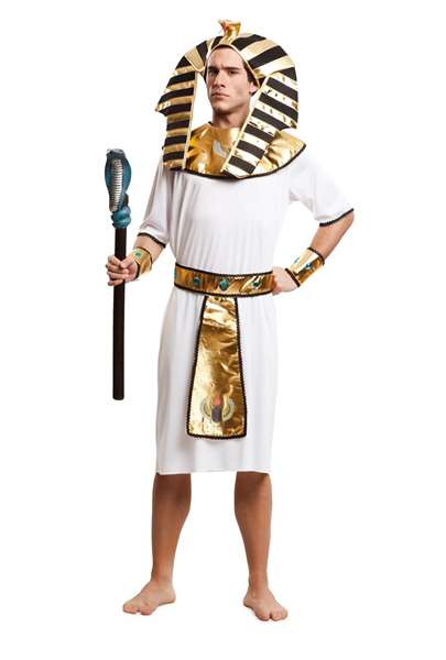 My Other Me Disfraz Adulto Egipcio Oro Talla M-L para Hombre y Mujer