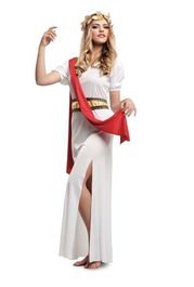 Disfraz para Adultos My Other Me Agripina 3 Piezas Emperatriz Blanco