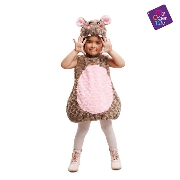 My Other Me Disfraz Bebé Hippo Peluche Talla 12-24 meses