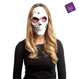 My Other Me Máscara Latex Día de Muertos Talla Única Adulto