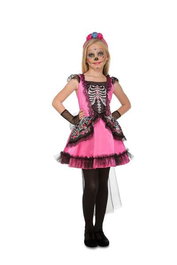 Disfraz para Niños My Other Me Negro Rosa Catrina (3 Piezas)