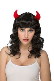 My Other Me Peluca Demonia Talla Única Adulto Poliéster